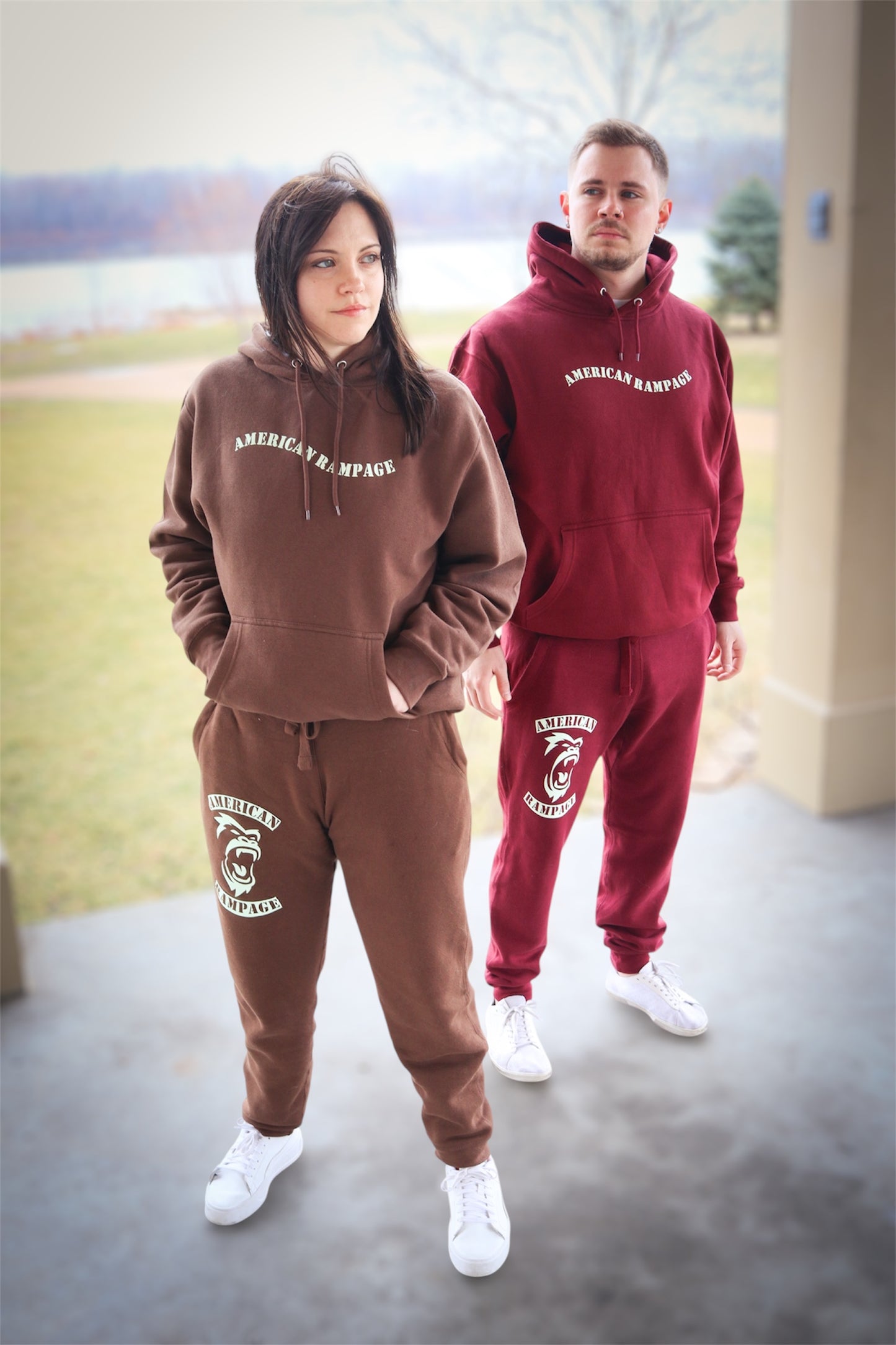 Unisex hoodie whole set.